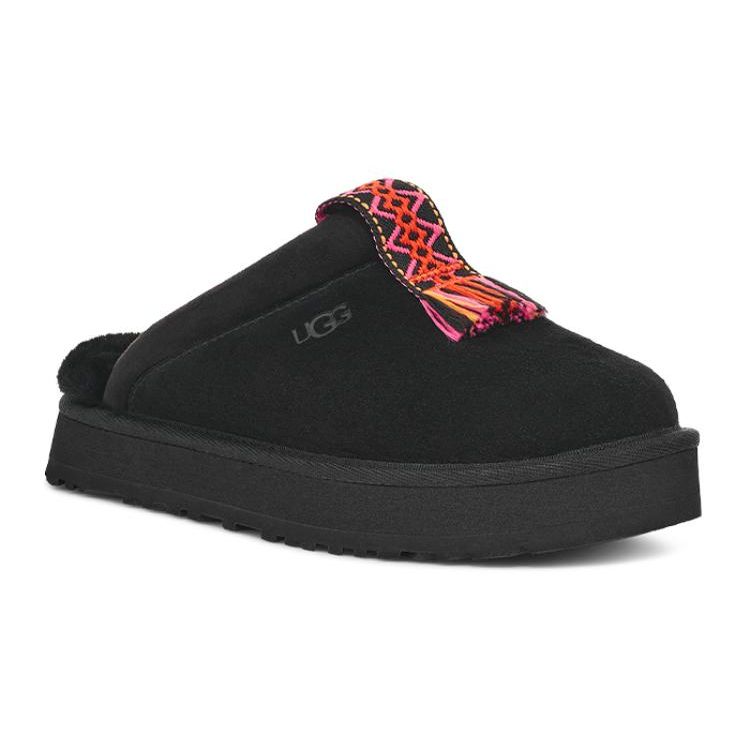 UGG Lær Lett Komfortable Barneslippers Barneslippers Svart 1153053K-BLK