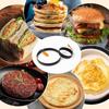 Fried Egg Ring Stainless Steel with Heat  Resistant Silicone Handle Non-Stick Fried Egg Mold Scrambled Eggs Form