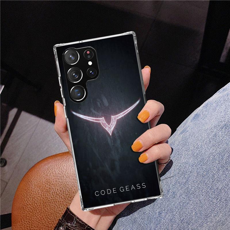 Code Geass Anime Phone Case For Samsung Galaxy S24 S25 Edge S26 Ultra S23 S22 S21 Plus S20 FE + Personalized Print Cover Galaxy