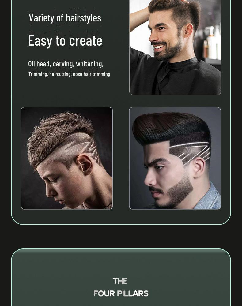 Rechargeable Waterproof Electric Hair Clipper Set