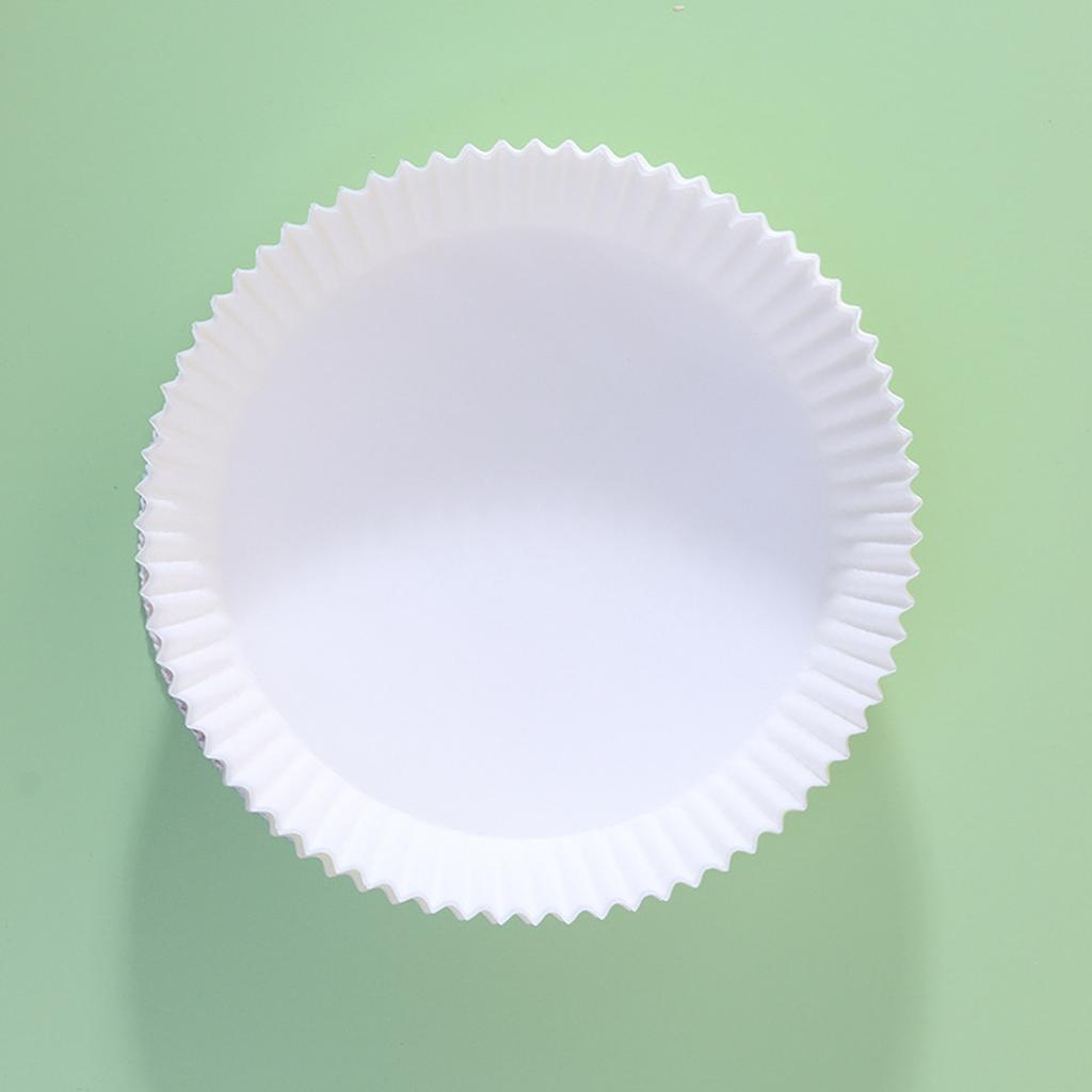 Air Fryer Disposable Paper Liner Circular, Air Fryer Paper Liner 20PCS, Oil Resistant, Waterproof, Food Grade Baking Paper for Roasting Microwave