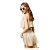 Korea Dongdaemun Loose Split Camisole Two-Piece Slimming Swimsuit with Tummy Control