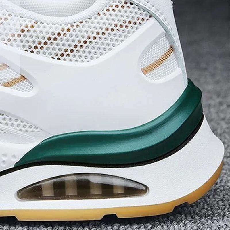 New Men's Shoes Breathable Casual Sneakers Summer White Running Shoes Lightweight Soft Sports Shoe for Male Large Size 39-44