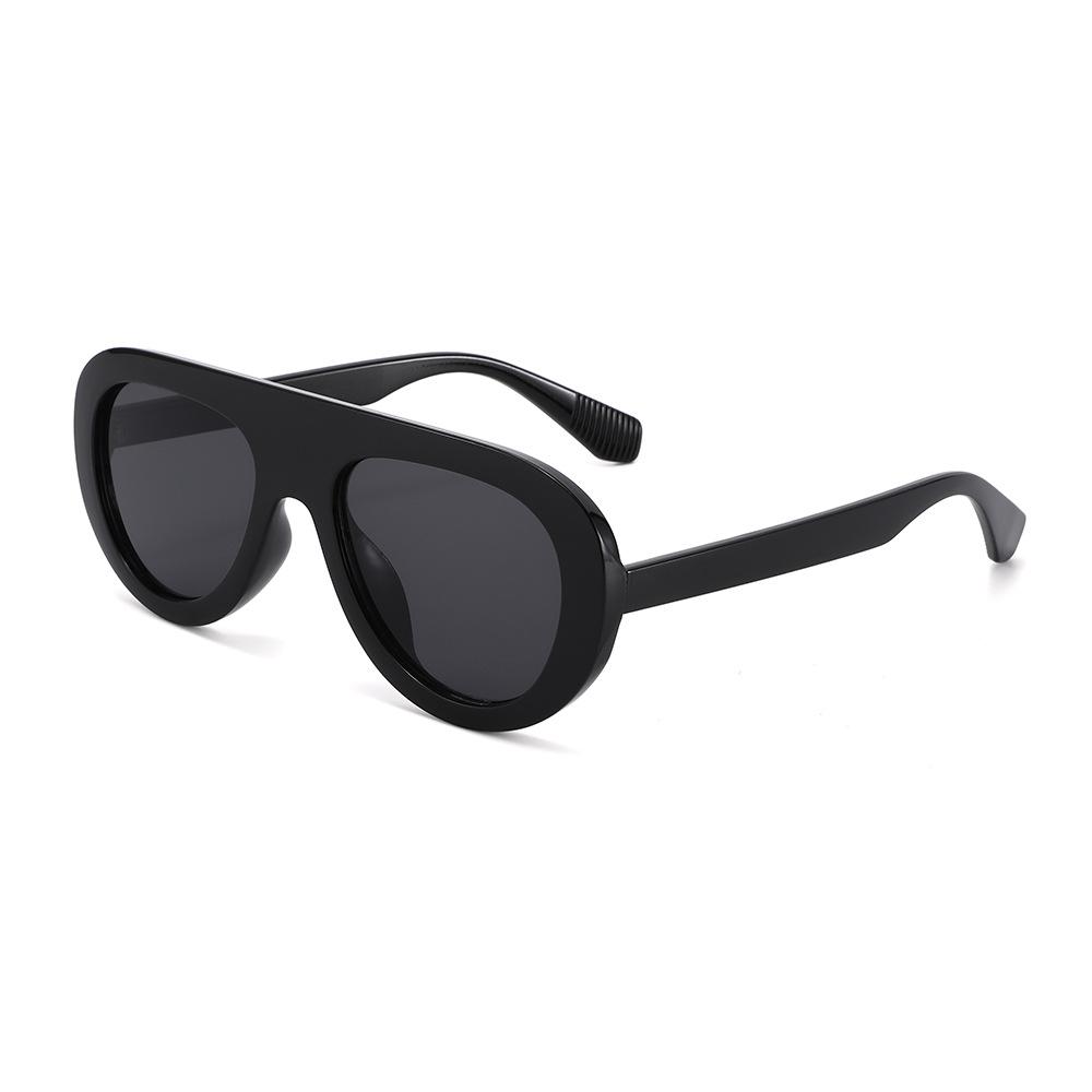 

Y2K Retro Luxury Round Leopard Print Big Women Sunglasses Trendy Glasses Multicolor Lenses Unisex Outdoor Eyewear Fashion UV400 as picture