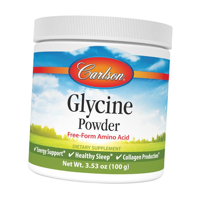 

Гліцин у порошку, Glycine Powder, Carlson Labs 100г Без смаку (27353008) 100g Unflavored