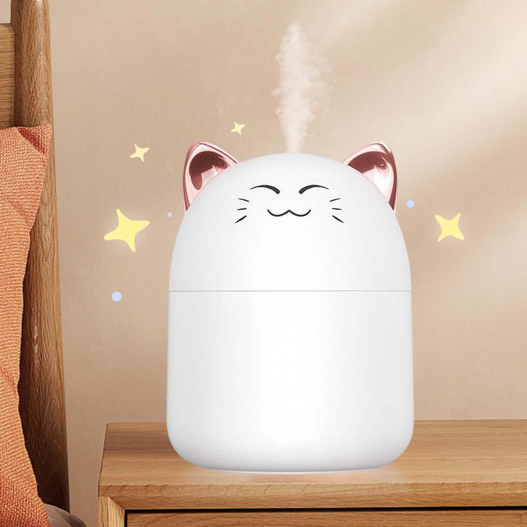 Humidifier with Night Light Portable 250ml Water Tank Low Noise for Desktop Living Room
