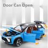 1/24 NIO ES8 SUV Alloy New Energy Car Model Diecast Metal Toy Vehicles Car Model High Simulation Sound and Light Childrens Gifts