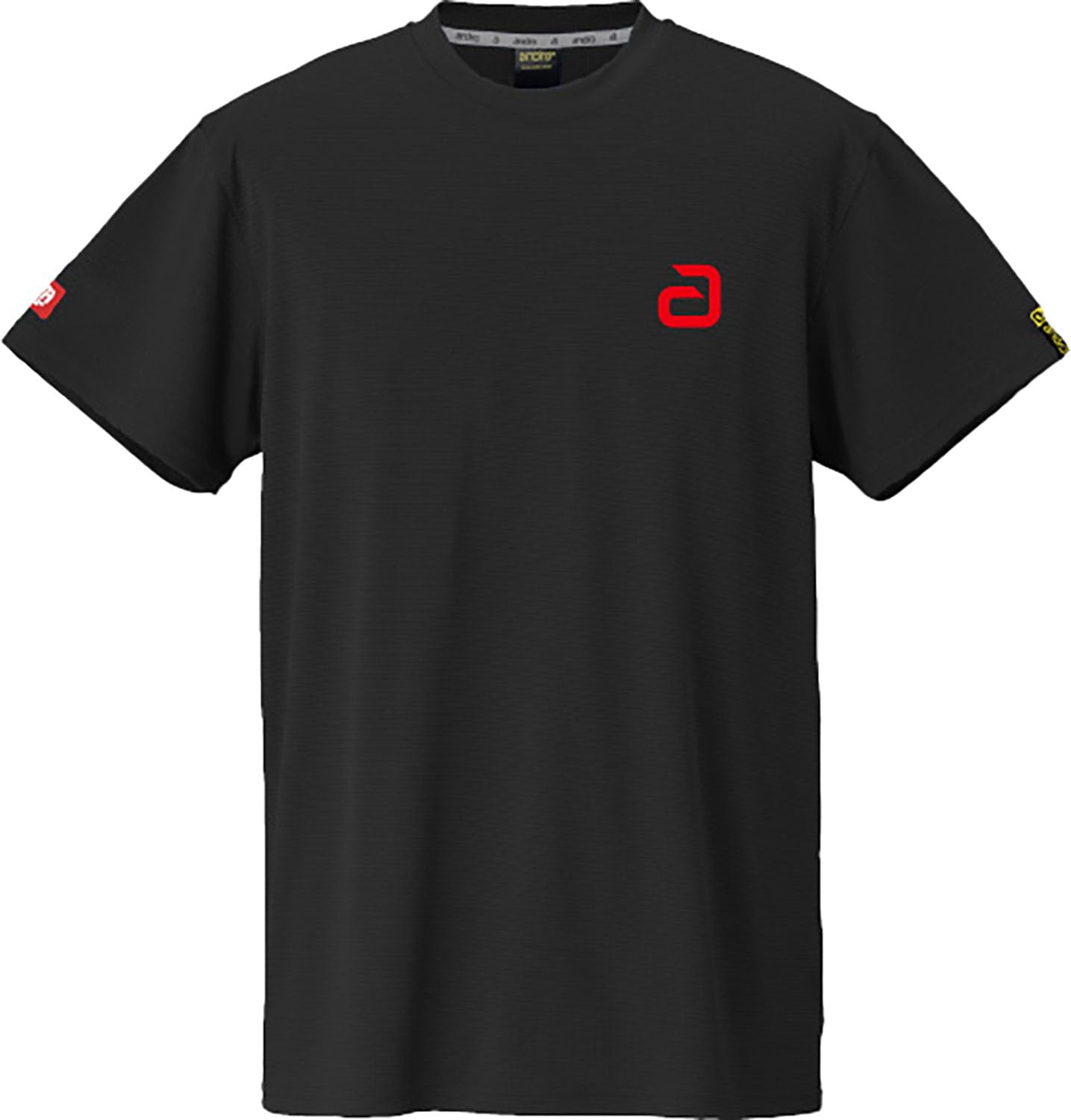 

Andro Table Tennis Game Table Tennis Unisex Napa Deo Black x XS Shirt, J.T.T.A (Japan Association) Approved, T-Shirt, Alpha, Red,