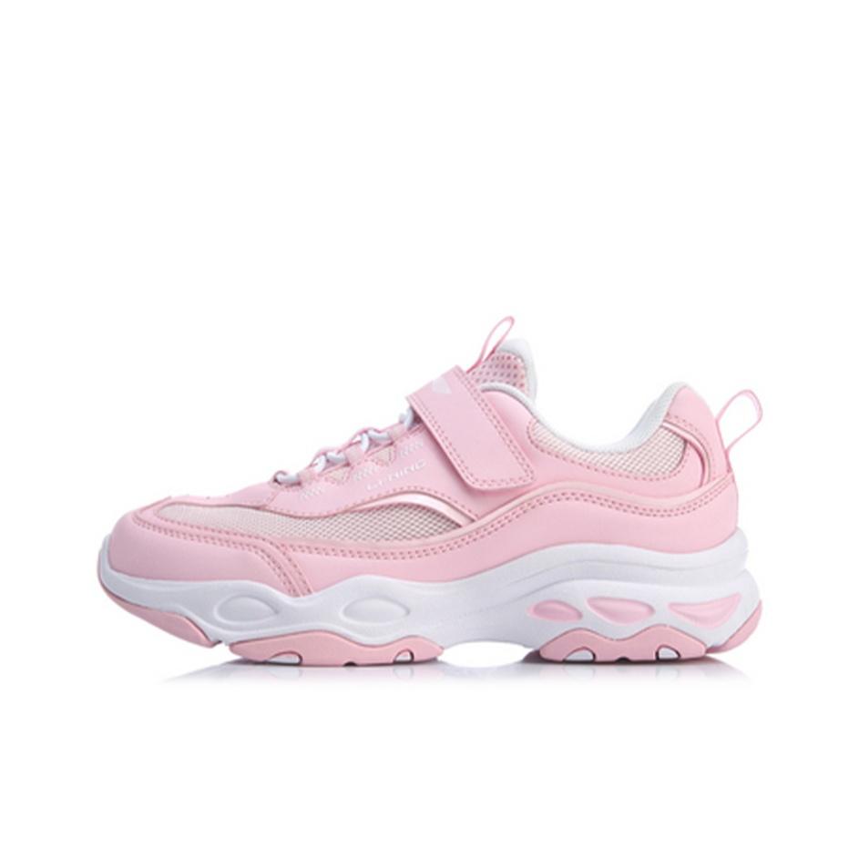 Li Ning Lifestyle Series Sneakers Kids Sneakers Cherry-Blossom-Pink YKCP258-4