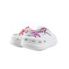 Crocs Crush Clog EVA Colourful Fleece Rope Fashion and Versatile Casual Personality Design Hole Shoes Unisex White