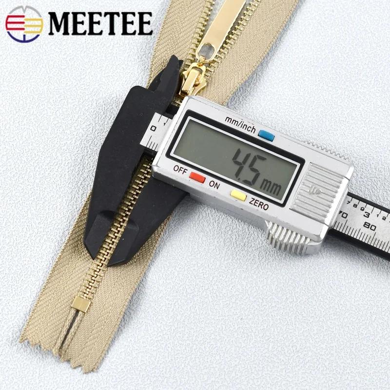 5/10Pcs 3# 15-30cm Close-end Metal Zippers Purse Handbag Zip Closure Decor Zipper for Clothes Pocket Zips DIY Sewing Accessory