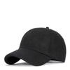 Autumn and winter new short brim wool baseball cap men's and women's simple business versatile trendy warm duck tongue hat