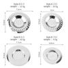 2-Piece Stainless Steel Sink Strainer & Floor Drain Set – 7.5cm Hair Catcher and Stopper for Kitchen, Bathtub, and Shower