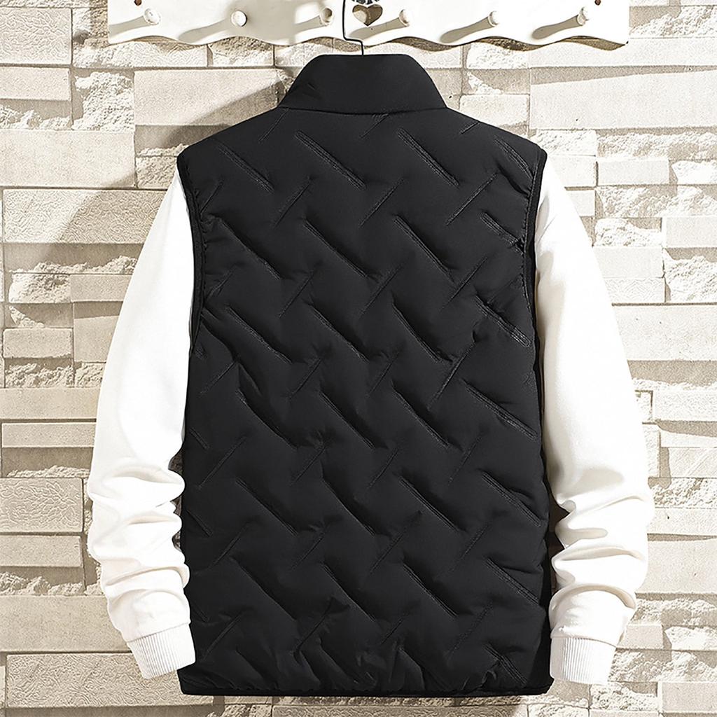 Casual Men'S Vest Men'S Loose And Winter Warm Down Cotton Vest Coat