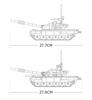 Sluban Military Strv103 Main Battle Tank T-72B3 Mbt Blocks Army Helicopter Vehicle Weapon Diy Creative Construction Blocks Young Boys Toys