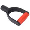 Shovel D Grip Handle 32mm Inner Diameter Silicone Grip Reinforcement Snow Shovel Handle Replacement for Digging Raking