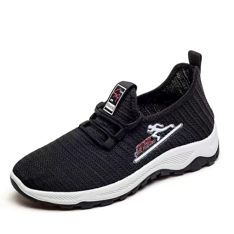 

Новые повседневные кроссовки Flyknit женские легкие туфли для мам с мягкой подошвой модные туфли из кокоса 41