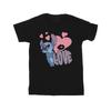 Lilo & Stitch Mens Love Hearts Cotton T-Shirt