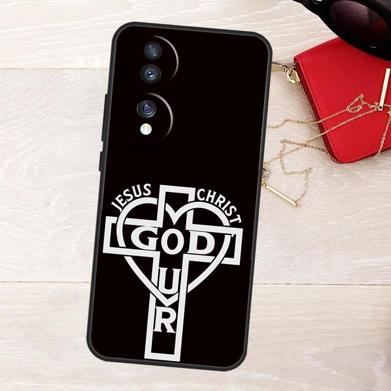

Jesus Christ God Bless You Case For Honor 400 Pro 200 Lite 50 70 90 X9a X9b X9c X9d X8a X8b X8c Magic 5 6 7 8 Pro Cover Honor Magic5 Pro