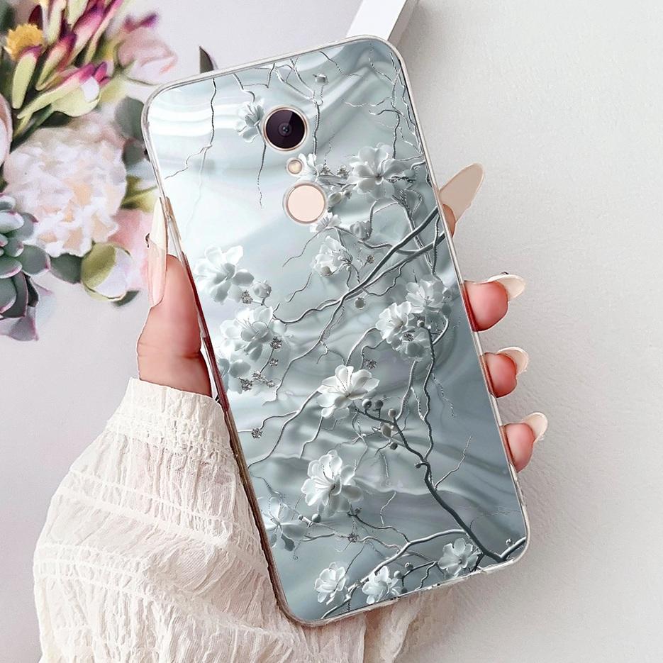 For Xiaomi Redmi 5 Plus Case Cute Cat Lion Painted Cover Soft Silicone Phone Case For Xiaomi Redmi 5 Redmi5 Plus Back Cover Bags
