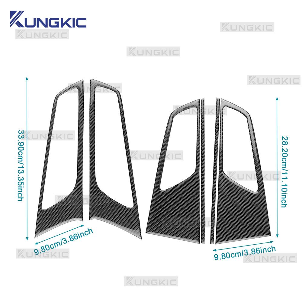 Carbon Fiber Style Interior Sticker for Hyundai Tucson TL/TLE J6 2015 2016 2017 2018 2019 2020 Door Handle Area