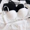 New 6 Color Women Cotton Underwear French Sexy 1/2 Cup Push Up Bra Set Fashion Fluorescent Summer Lace Bra and Thongs Lingerie