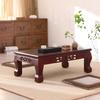 Chinese Classical Solid Wood Study Desk Tatami Stand Japanese Tea Table Bay Window Desk Handmade Wooden Table for Home Decor