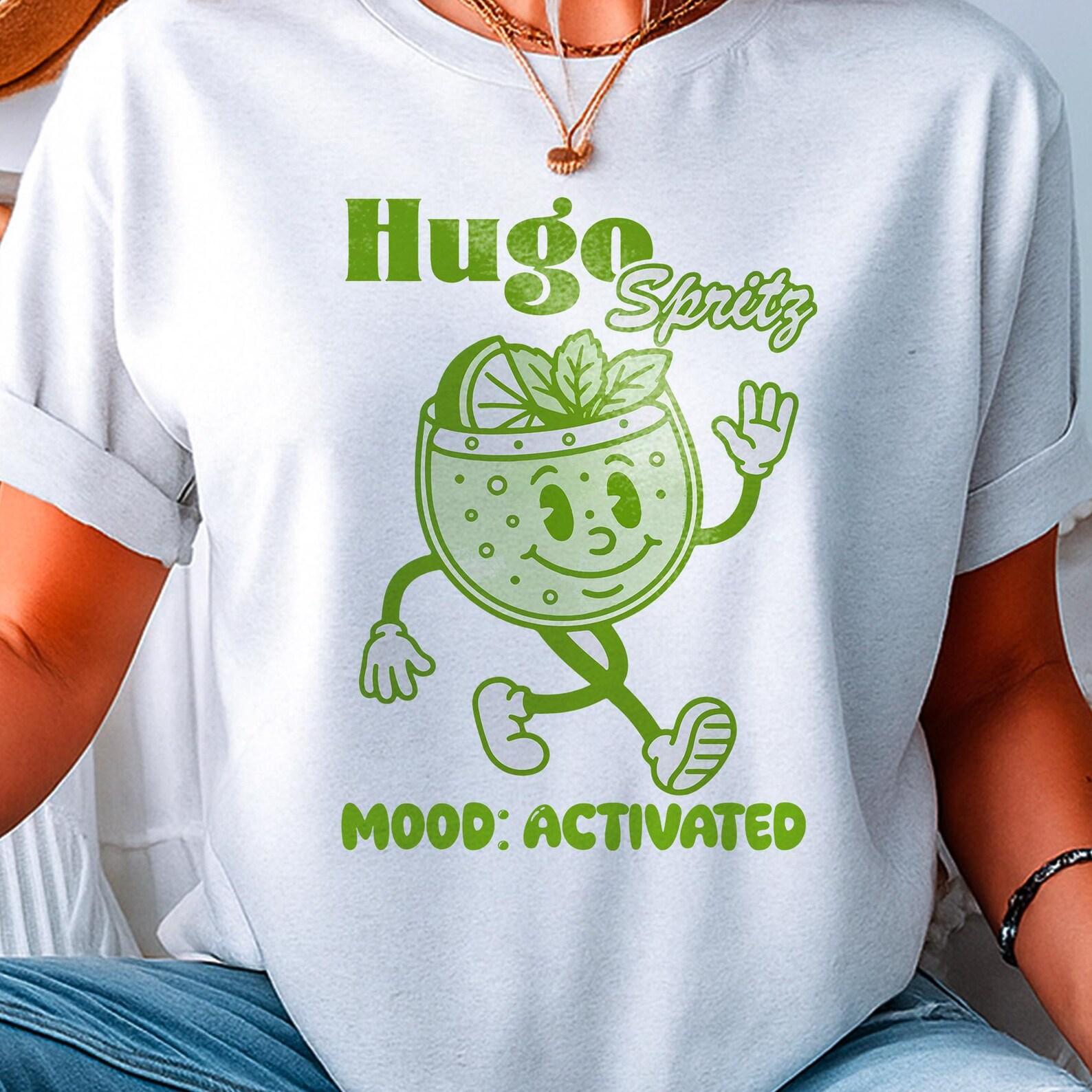 Cocktail funny shirt, aperitif spritz shirt, Hugo spritz, Aperol spritz, Alcohol Shirt, gift day drinking shirt L