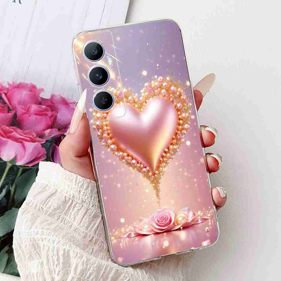 Für Realme C65 4G 2024 Hülle Weiche Silikon Bunte Schmetterling Hülle Für Realme C 65 C65 Fundas RMX3910 Vollständige Schutzhülle