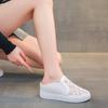 Fashion Embroider Flower Slippers Women Creepers Outside Air Mesh Mules Shoes Platform Sandals Breathable Closed Toe Slides Flip Flops