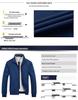 Men's Slim Fit Korean Style Autumn Jacket - Solid Color, Handsome Casual Wear