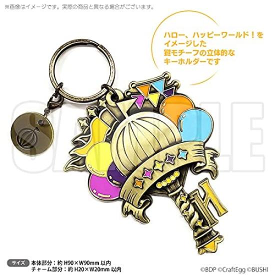 BanG Girls Band Key Motif Keychain Happy Hello Happy Limited Edition Merchandise [BanG Dream!] Dream! Party! Hello, World!