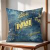 Team NNavi Cushion Cover Natural Linen Organic Fabric DoubleSided Printing Couch Pillow Covers Home Decor