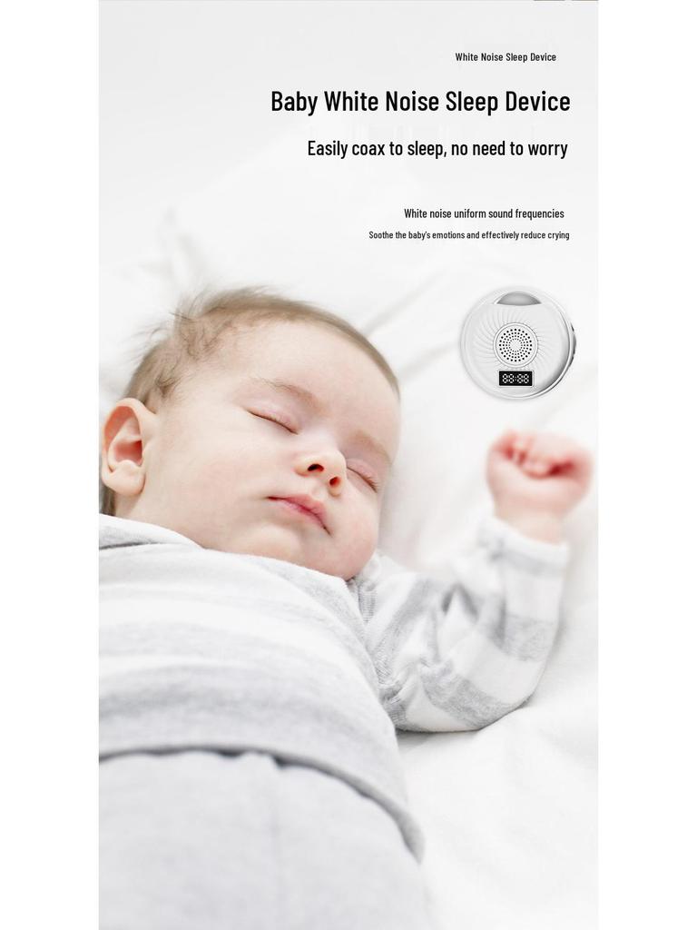 Multi-Functional Infant Sleep Device: Calming Music, White Noise, Anti-Fall, Durable