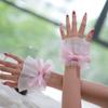Detachable Lace Short Wrist Flared Cuffs Coat Mesh Fake Sleeves Ruffles Wristband Lolita Decorative Accessories