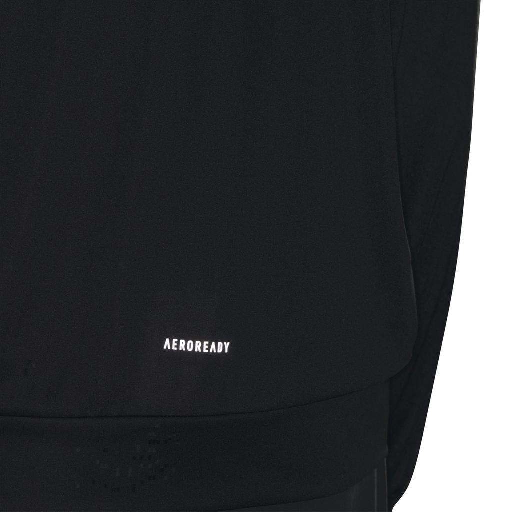 Adidas KQD90 UV Knit Hoodie Black Women's Full-Zip Jacket, (JP0032)
