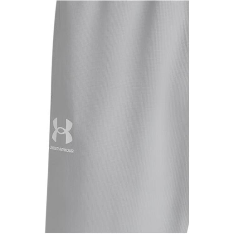 Under Armour Rival Sports Leisure Series Brand Logo Woven Elastic Breathable Casual Pants Men Pants Modern-Gray 1390150-011