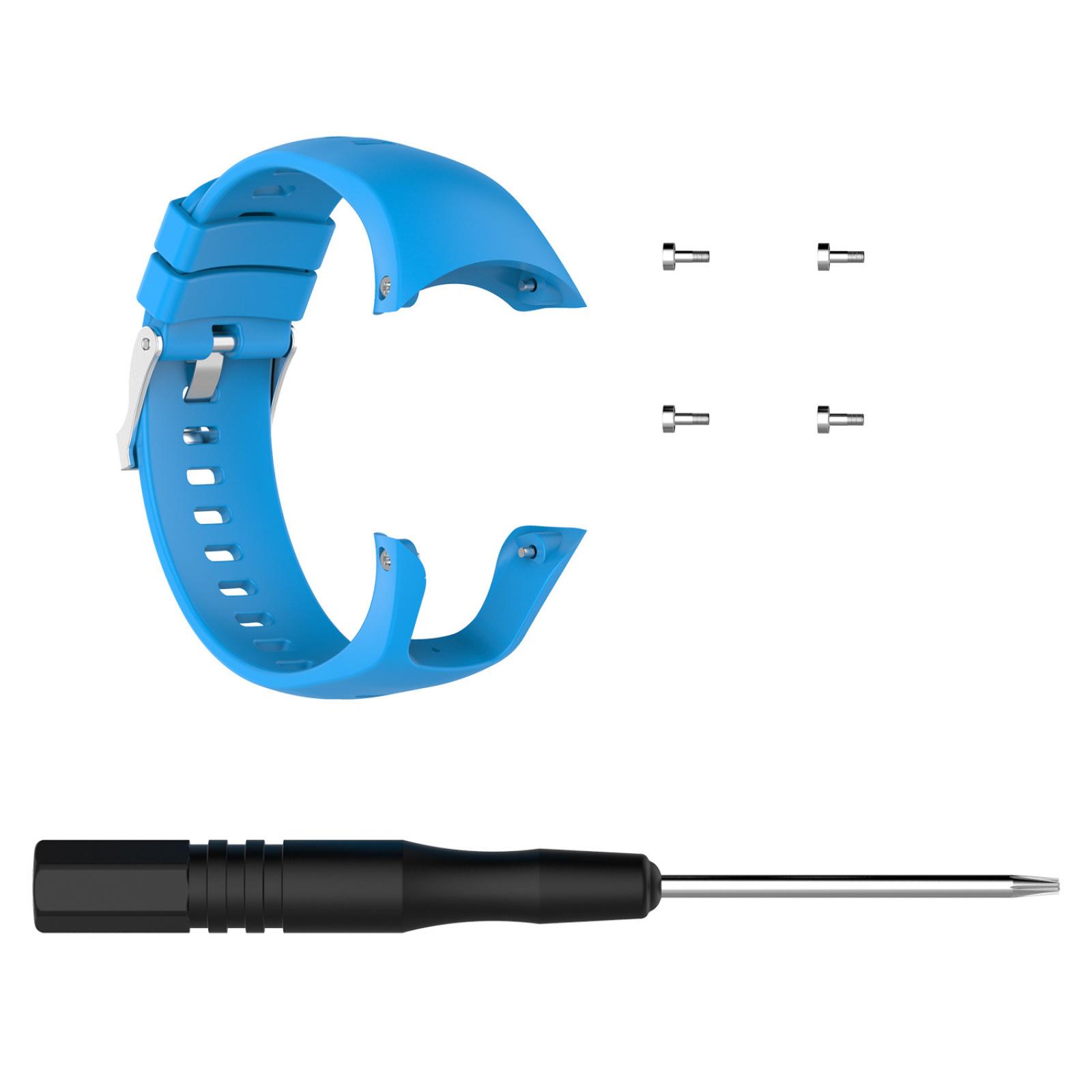 22mm Sport Replace Silicone Wristband Watch Strap For Suunto Spartan Trainer Wrist HR Watch Accessories синий