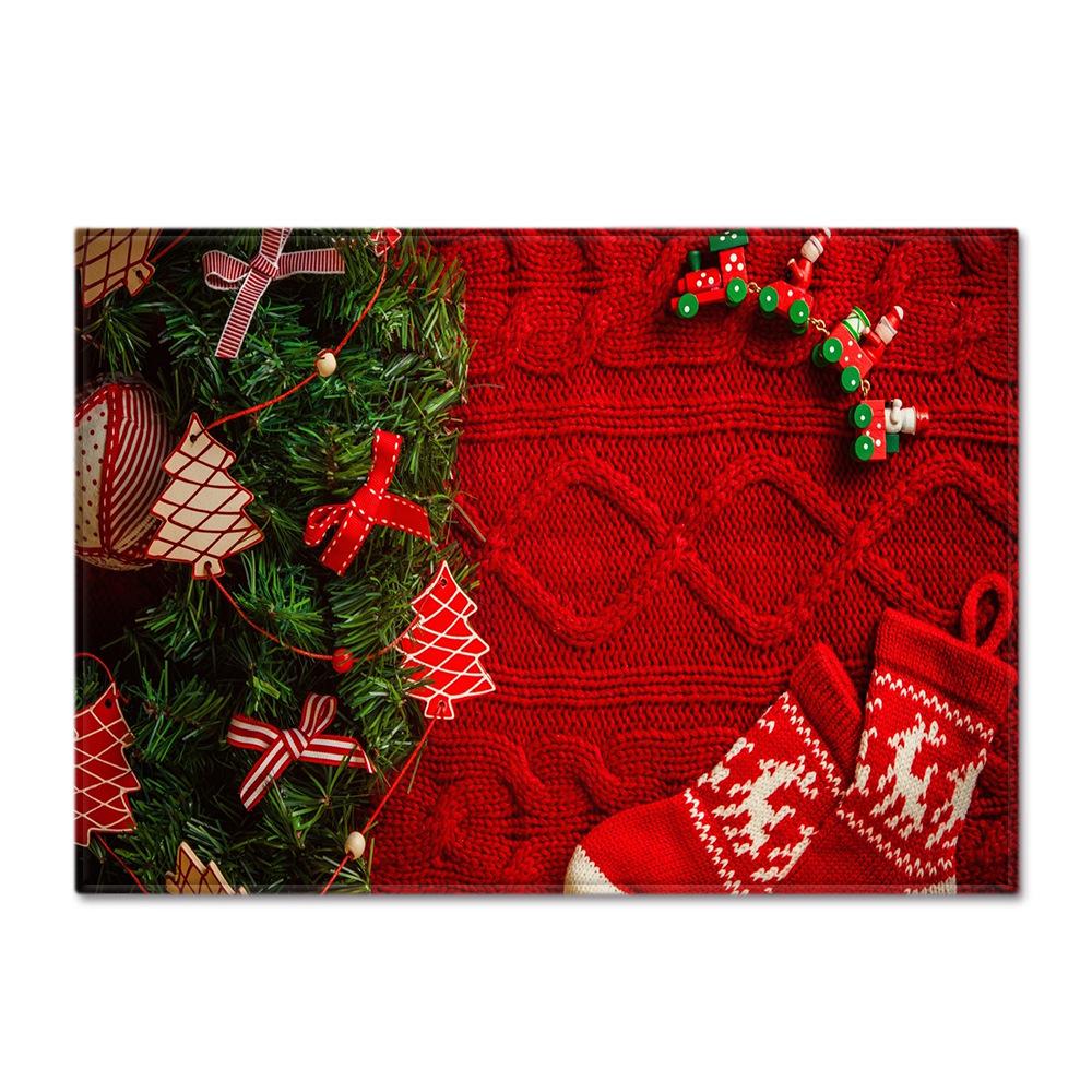Christmas Living Room Floor Mat Bedroom Dining Room Carpet Carpet Doormat