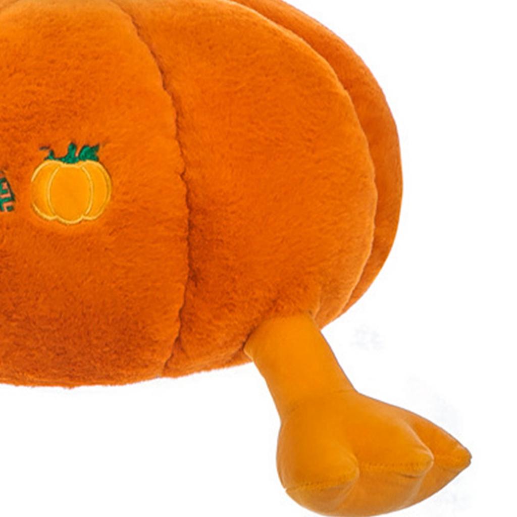 Cute Animal Shape Doll Pillow Cartoon Pumpkin Bed Pillow Soft Stuffed Elastic Plush Toy for Boys