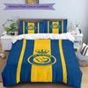 3pcs Football Team (27) Design Cover Set - HD Printed Bedding with 1 Cover and 2 Pillowcases - Perfect for Home and Dorm Decor