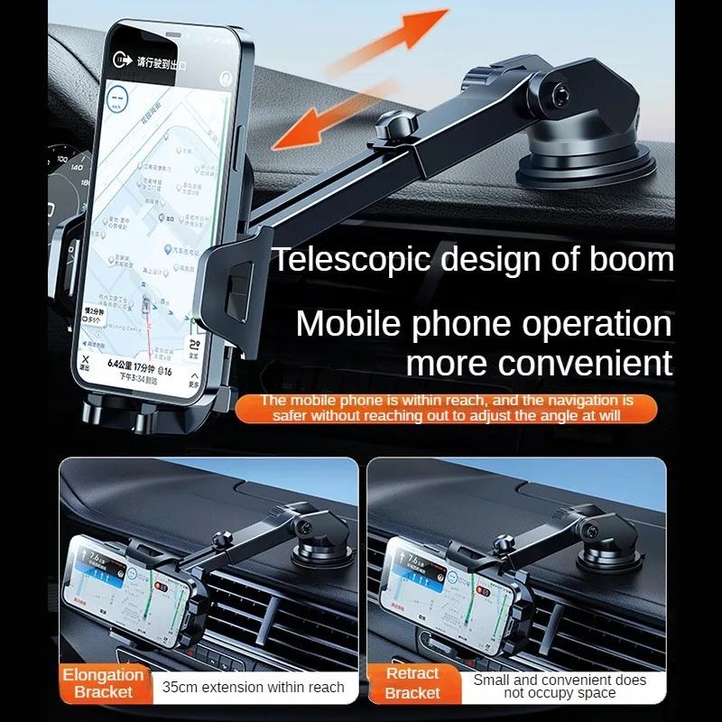 Car Phone Holder Sucker/Hook Clip Car Cell Phone Holder Support in Car Bracket For iPhone Xiaomi Huawei Samsung Car Accessories