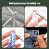 Pack of 10 Flexible Spring Drawstring Threader Stainless Steel Drawstring Threader Waistband Elastic Cord Threading Tool