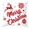 Christmas Elk Pillow Cover Home Gift Cushion Cover Fabric Sofa Pillow Cover