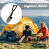 Lopată pliabilă militară multifuncțională Durabilitate ridicată Dimensiune compactă Lopată portabilă de săpat pentru camping Instrument multiplu pentru rucsac
