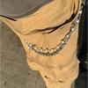 Stylish Double Layer Beaded Trouser Chain Handmade Pants Chain Simple Operation Clothing Accessory for Men and Women