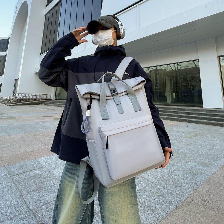 School bag high aesthetic ins-style backpack for middle school students, large capacity sweet and cute school backpack, college computer backpack