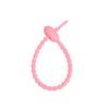 Colorful Silicone Tadpole Cable Tie: DIY Keychain, Trendy Toy, Bag Strap & Lanyard Winder