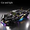 New Technology Racing Car Model Building Block Technology Adult 1:14 DIY Supercar Brick Puzzle Toys Children and Adults Gifts