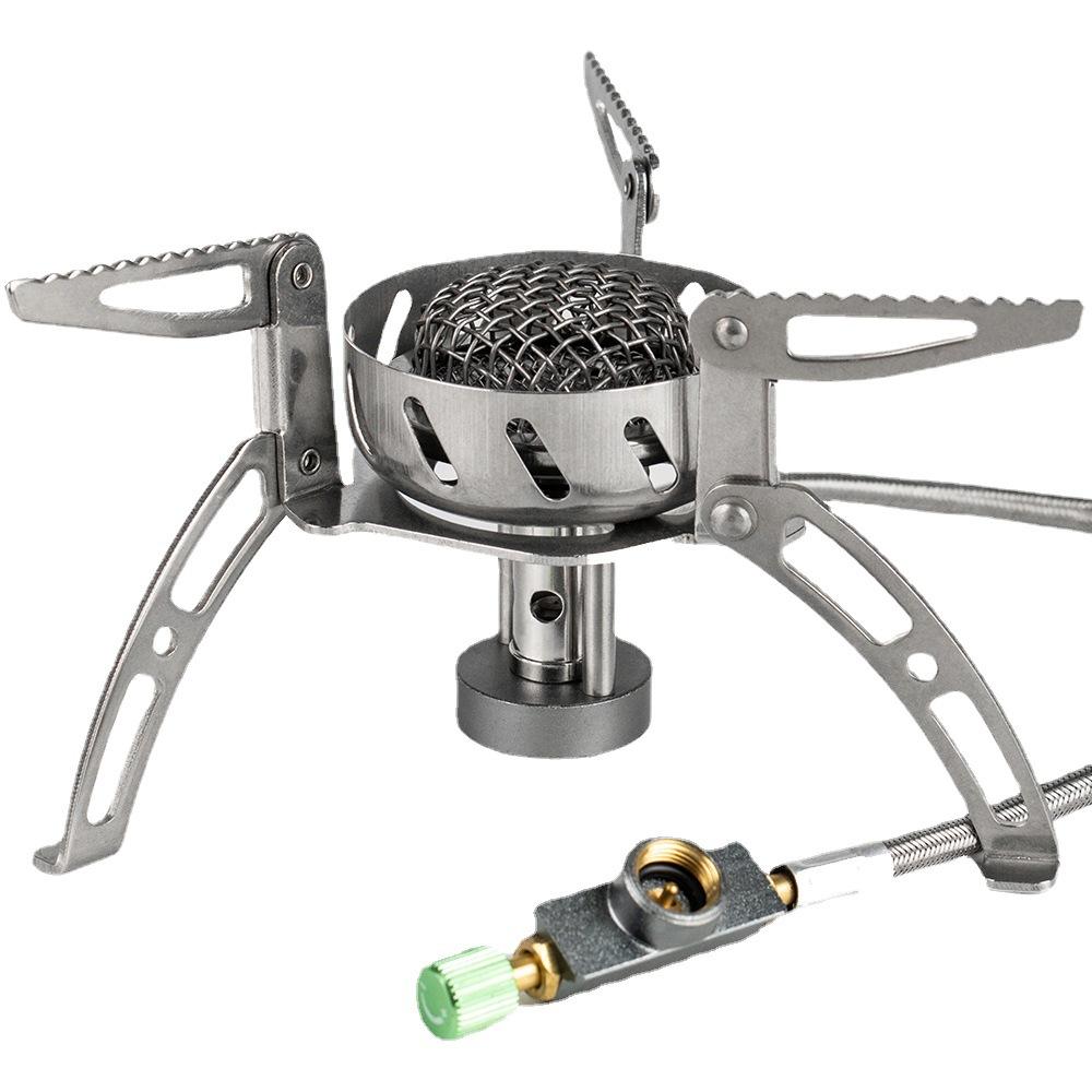 BRS-107 Outdoor Hiking Gas Stove Kitchen Survival New Windproof Camping Gas Stove Outdoor Picnic